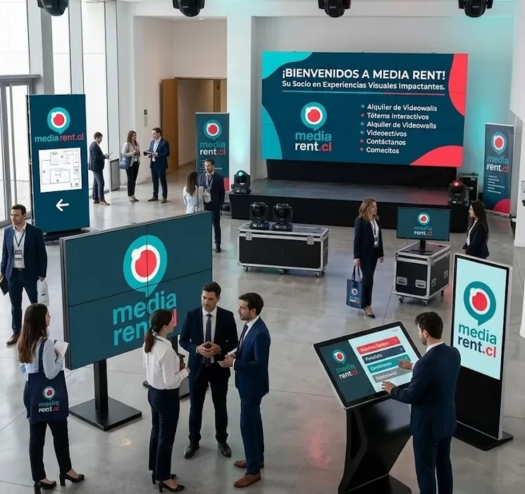 Media Rent LED Wall Event Mockup
