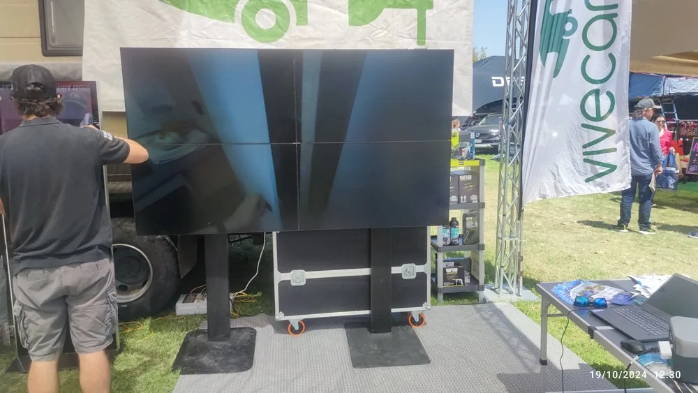Videowall corporativo 2x2